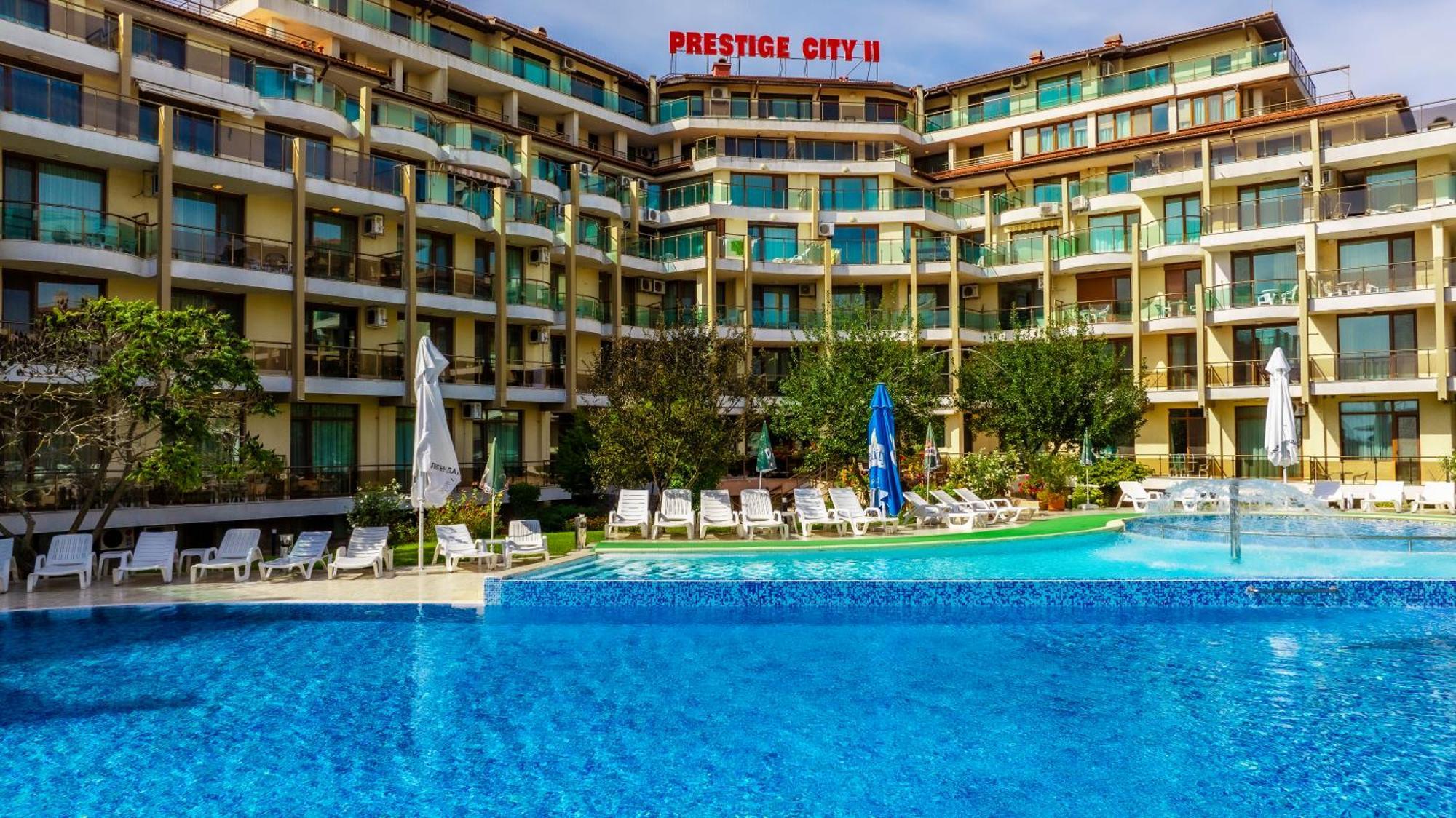 Aparthotel Hotel Prestige City II Primorsko Exterior foto