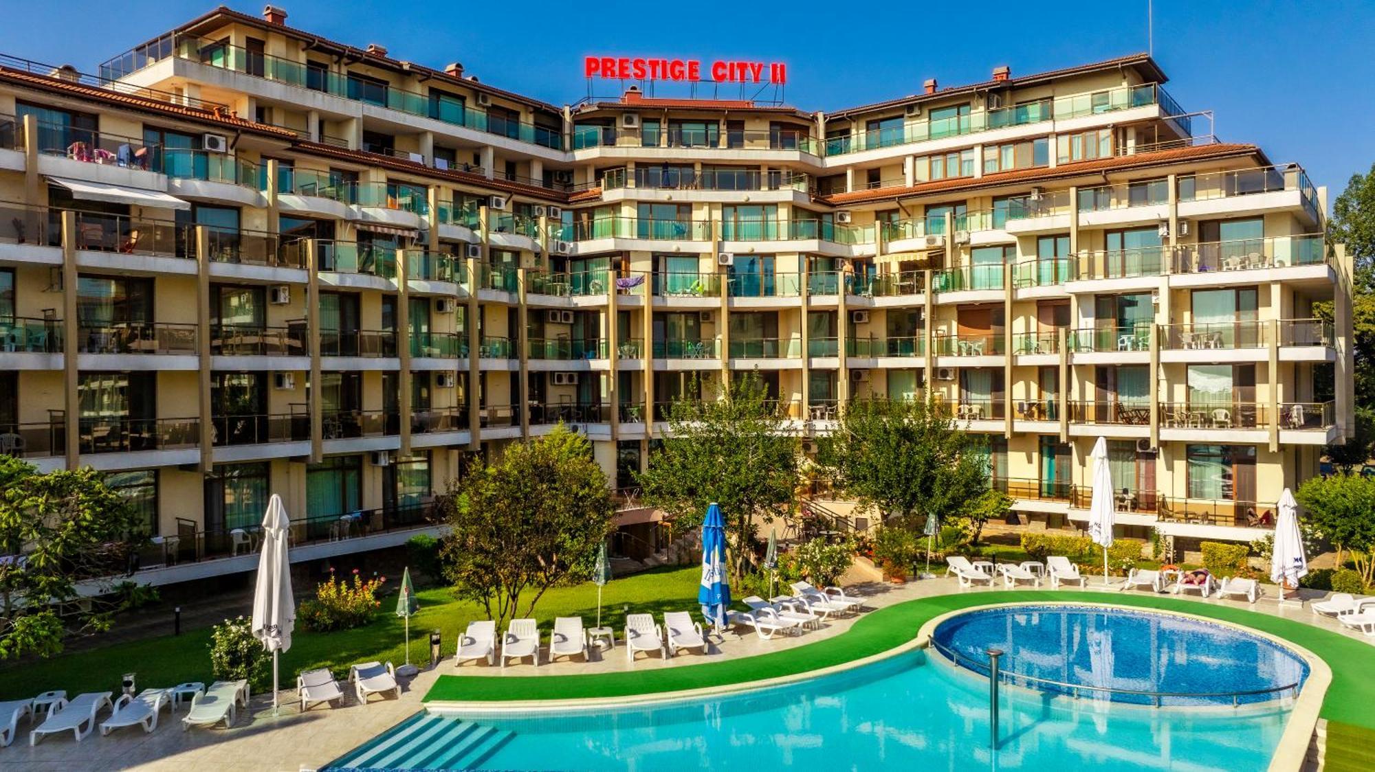 Aparthotel Hotel Prestige City II Primorsko Exterior foto